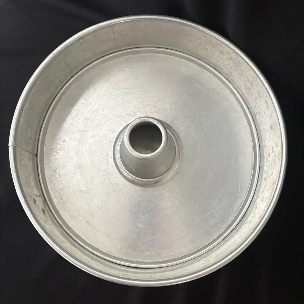 Vintage Hillside Metal Ware Aluminum Springform Tube Pan Cake Pan 10 x 3